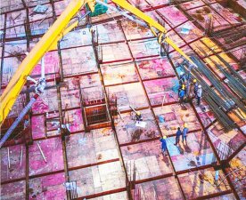 中鐵建工項(xiàng)目-使用鐵紅面建筑模板